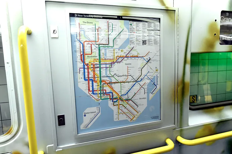 The new redesign of the New York City subway map was unveiled April 2.