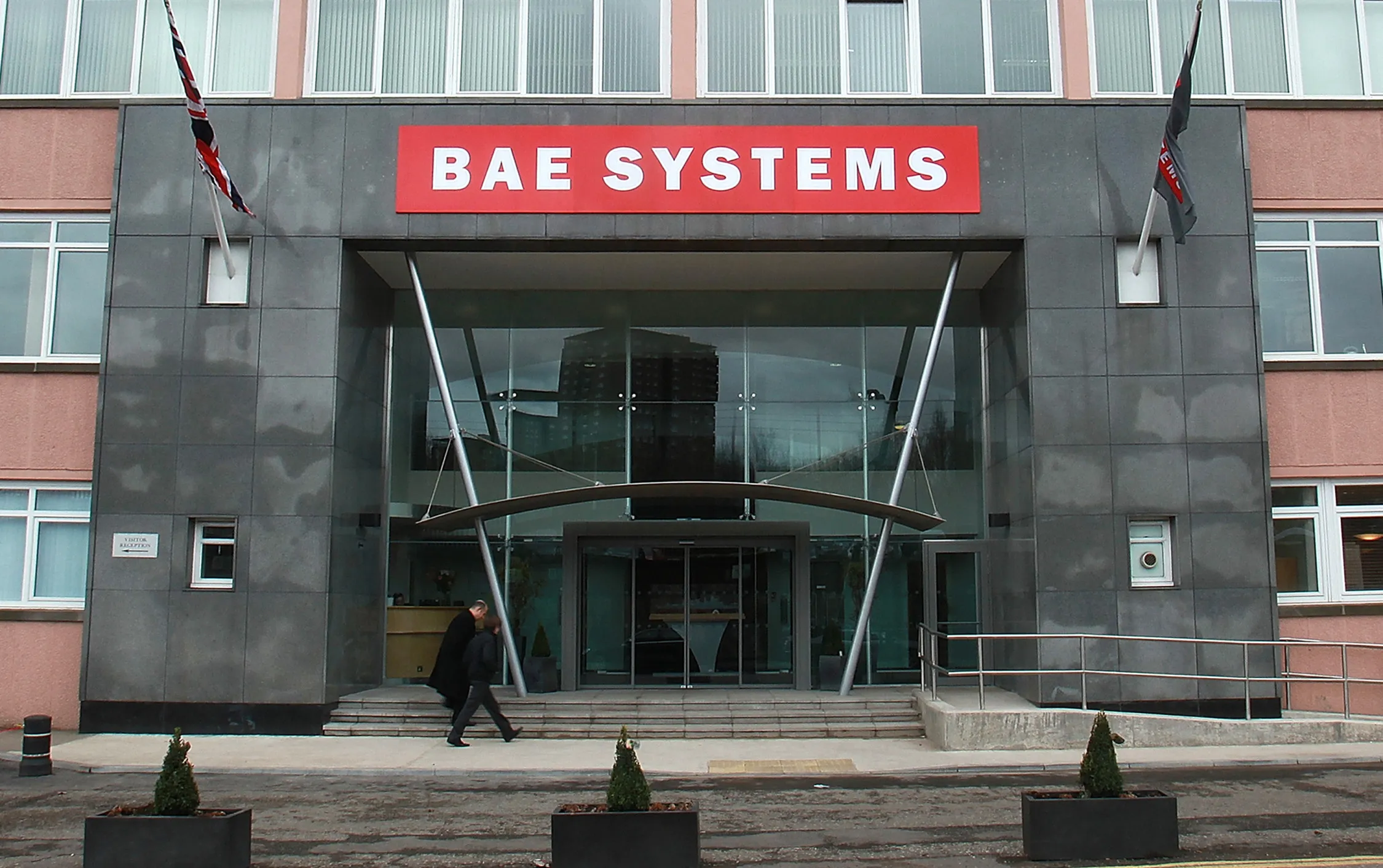 The BAE Systems Govan dockyard in Glasgow.