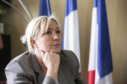 French National Front Leader Marine Le Pen Interview