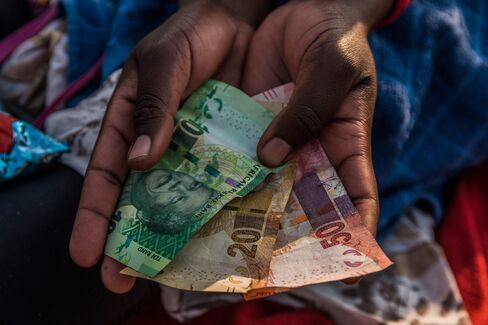 South Africa's Rand As It Tumbles To Record Low