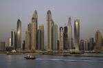 Residential skyscrapers stand in the Dubai Marina district of Dubai, United Arab Emirates, on Friday, June 15, 2018. Since the 1970s, Dubai has invested heavily in construction and infrastructure, creating a global center for finance, real estate and tourism.