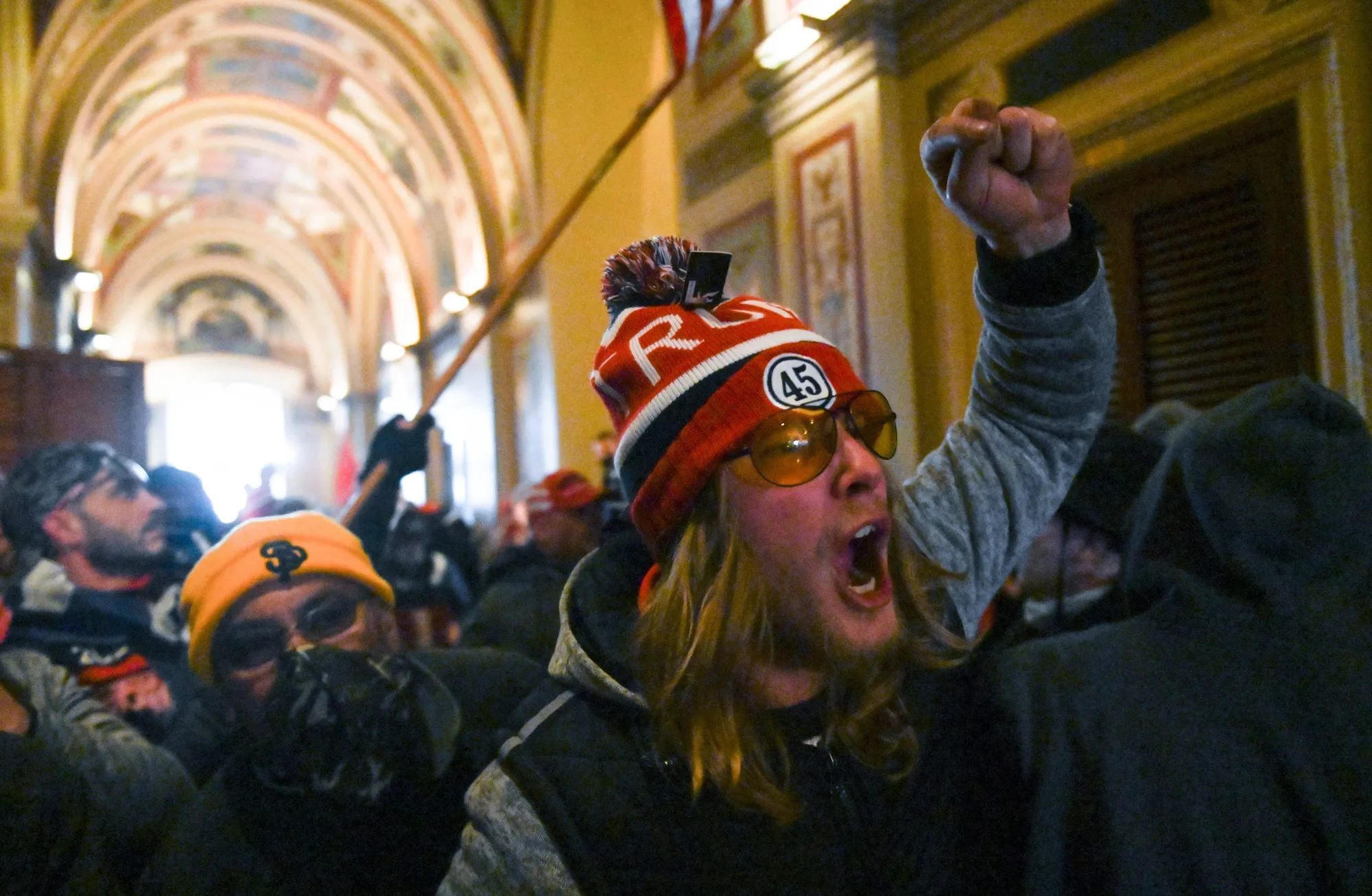 Pro-Trump rioters&nbsp;storm the U.S. capitol.&nbsp;