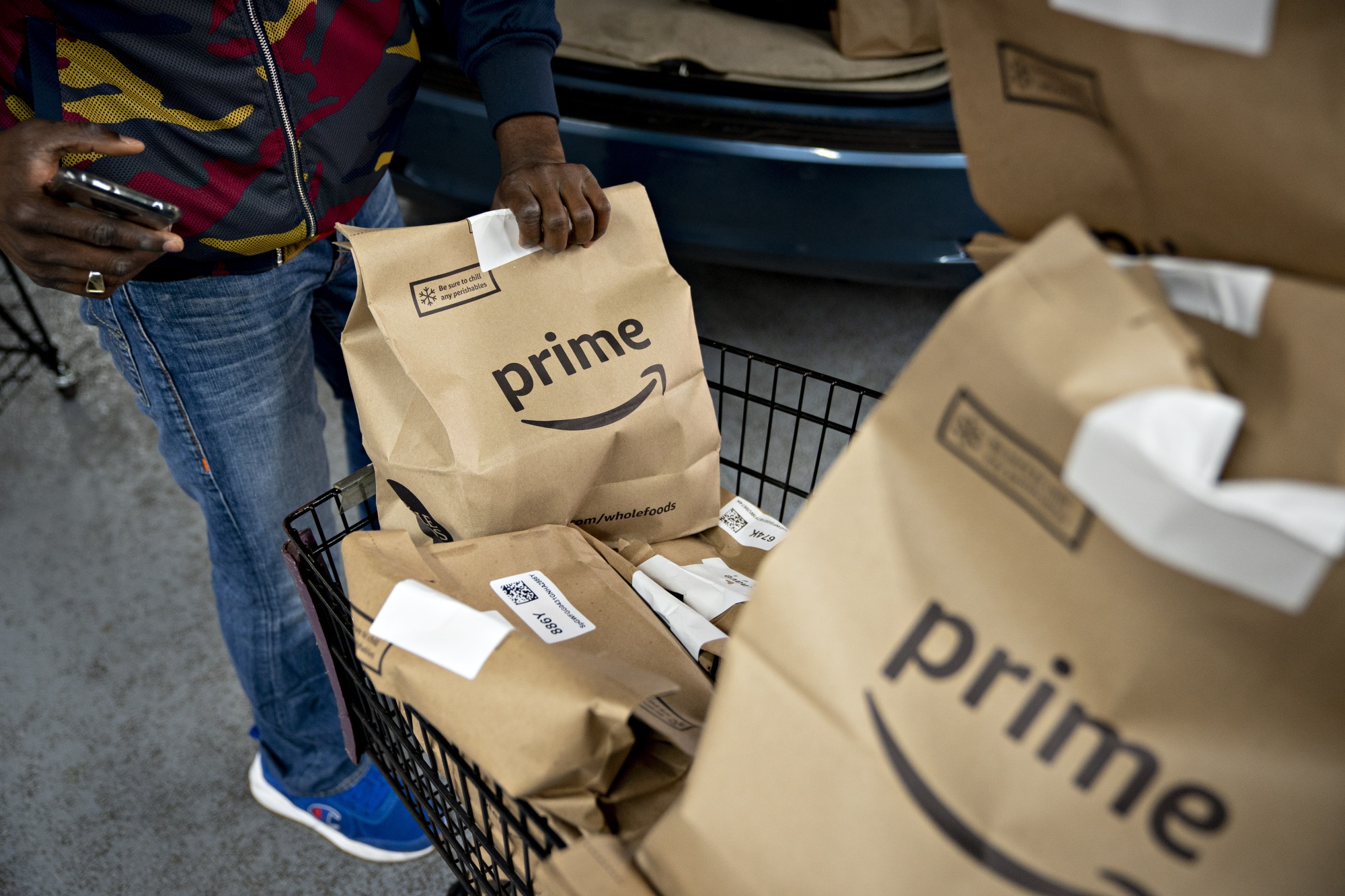 Amazon.com Inc. Prime Deliveries As Workers Demand Better Pay