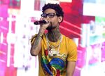 PnB Rock performs on Day 3 of the 2018 Firefly Music Festival at The Woodlands on June 16, 2018, in Dover, Del. The Philadelphia rapper was fatally shot Monday, Sept. 12, 2022, during a robbery in South Los Angeles, according to police and media reports. (Photo by Owen Sweeney/Invision/AP, File)
