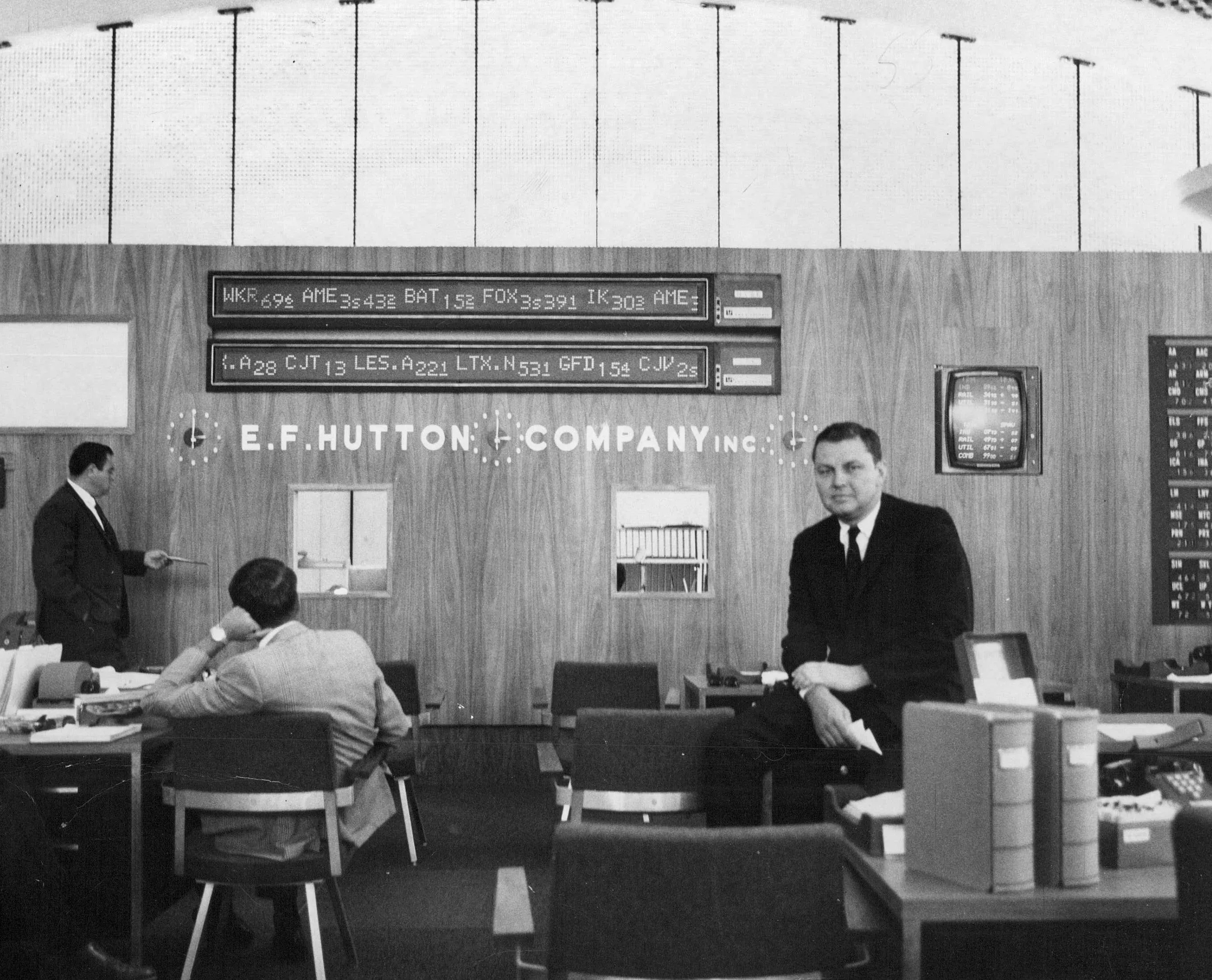 E.F. Hutton in 1968.