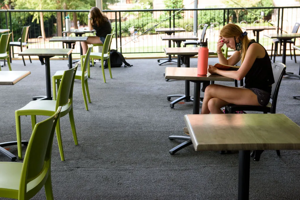 A lot of empty desks this year.