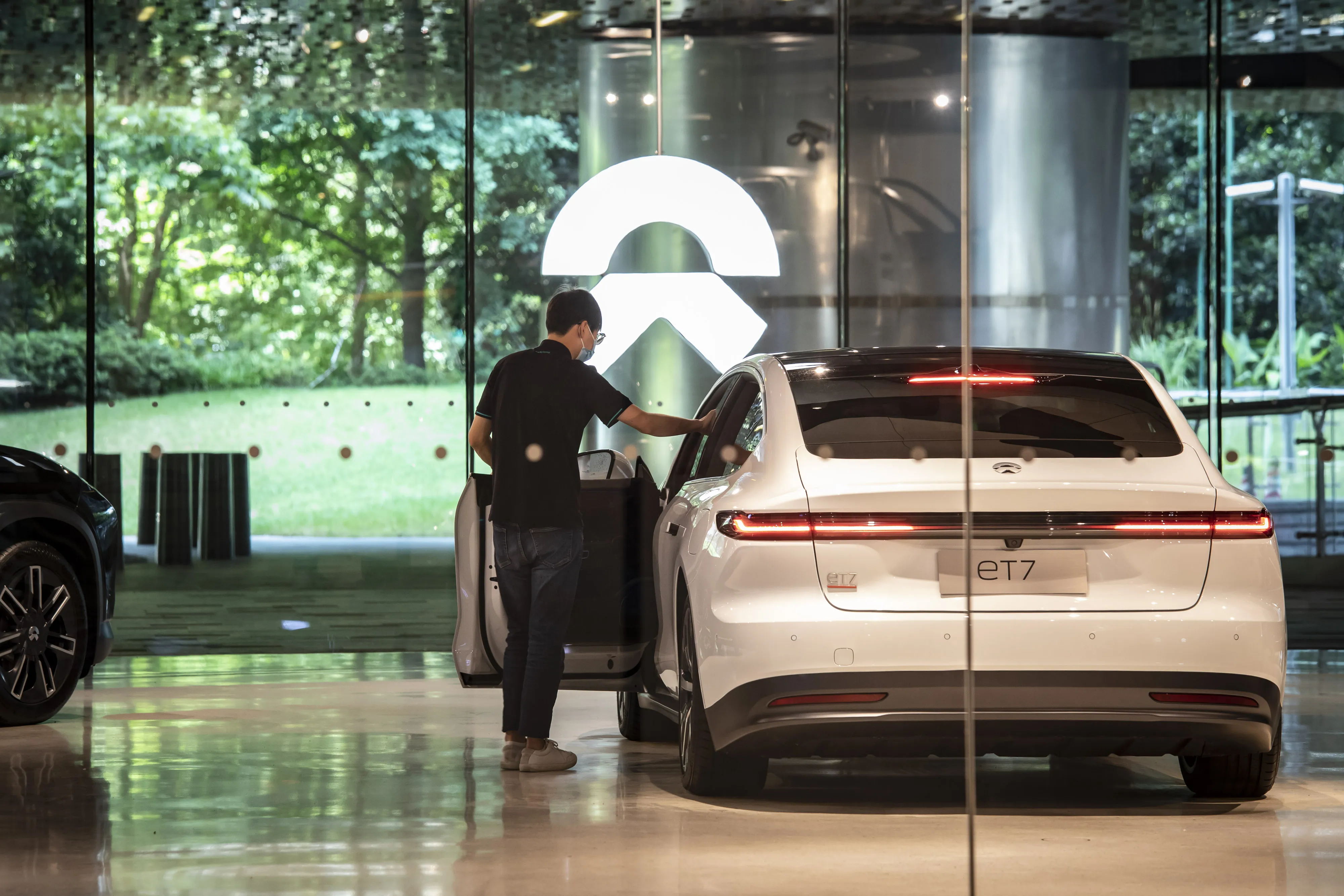 A NIO Inc. dealership in Shanghai, China, on&nbsp;June 8.