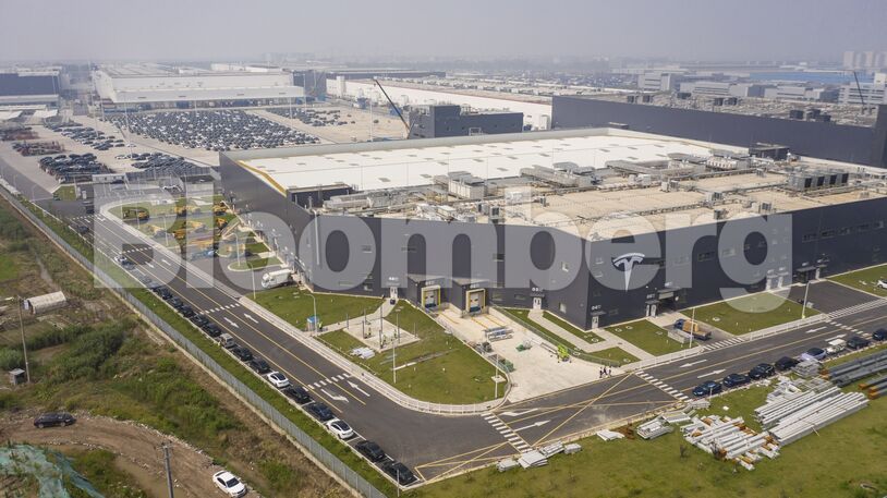 Tesla Plant in Shanghai as China Production Roars Back With Output Tripling