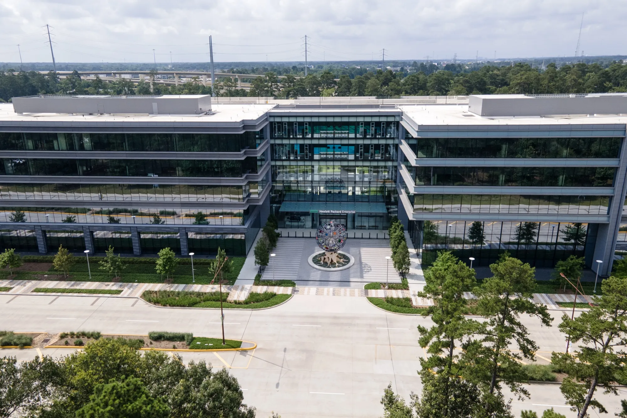 Hewlett Packard Enterprise headquarters in Spring, Texas.