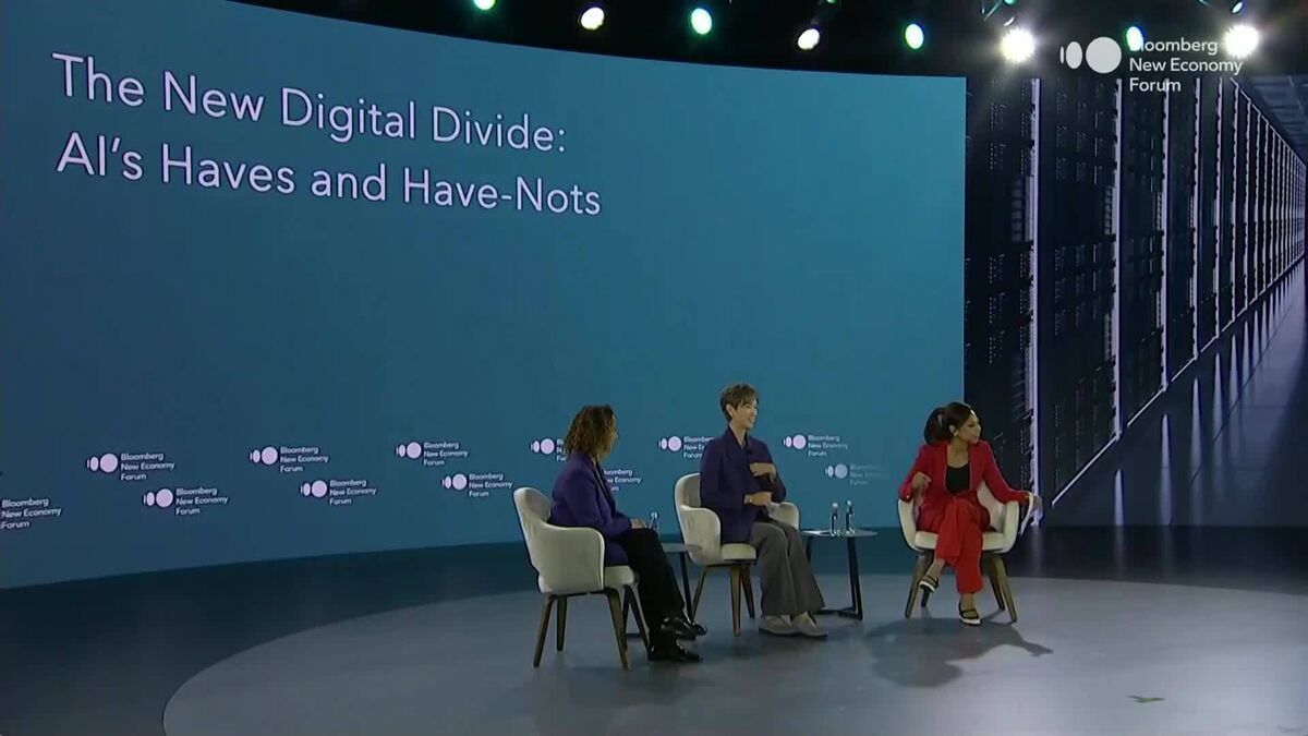 ⚫️ BLOOMBERG: "Accesso diseguale all'IA: Lila Ibrahim e Josephine Teo discutono al Bloomberg New Economy Forum"