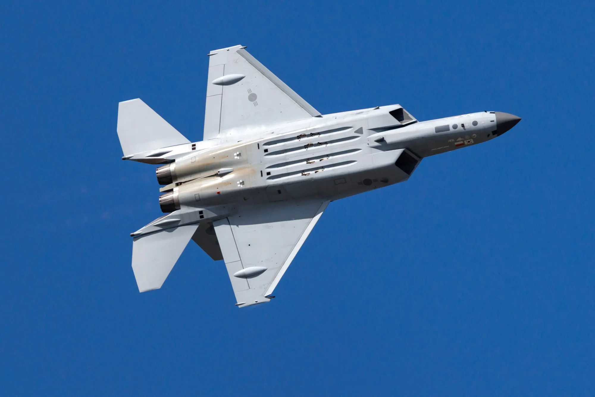 A KF-21 fighter jet.