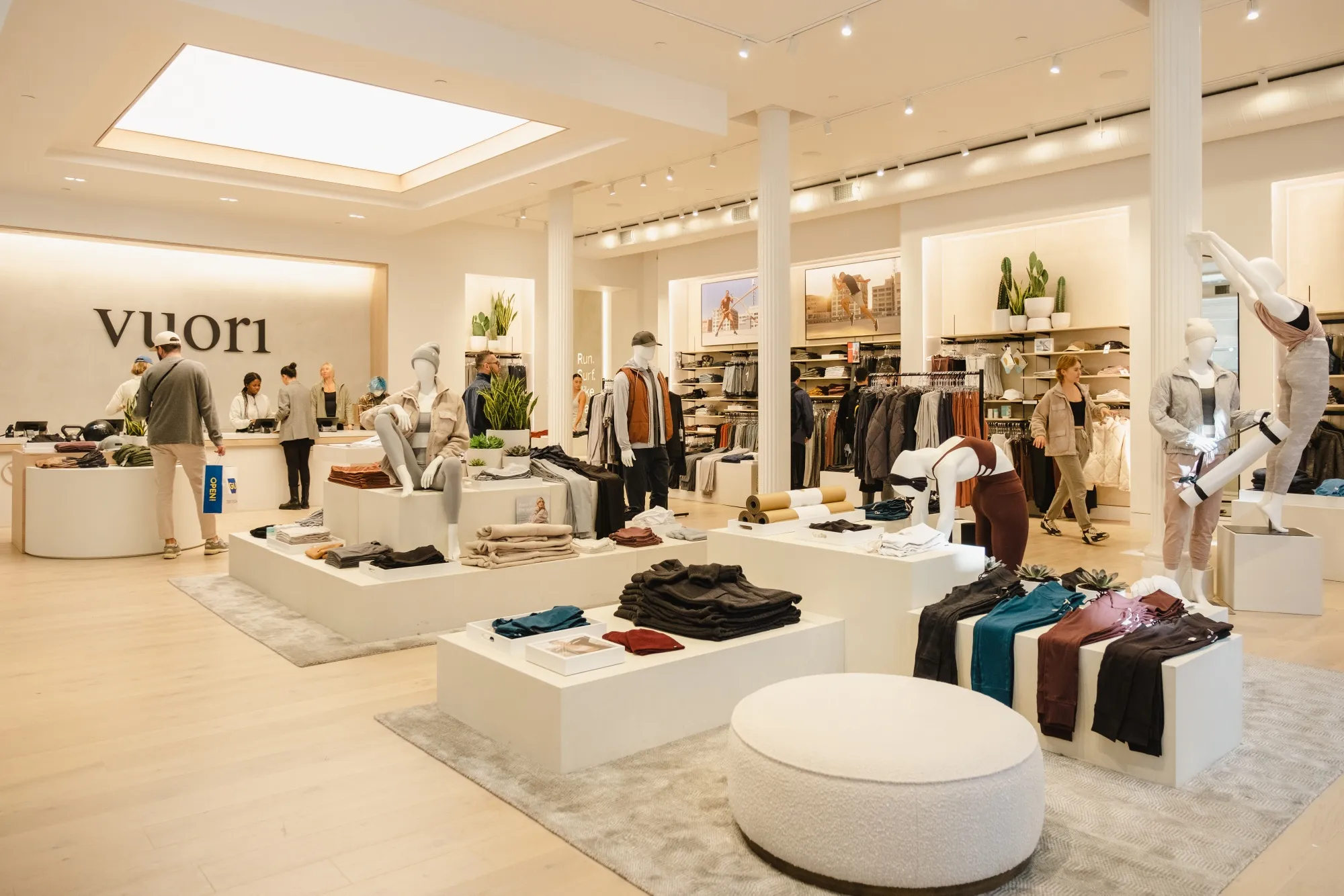 Vuori opened its first store in New York on Oct. 13 as part of its push to become a global brand.