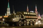 S-400 surface-to-air missile launchers in Moscow.&nbsp;