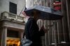 Views Of Wall Street As U.S. Stocks Erase Losses