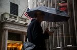 Views Of Wall Street As U.S. Stocks Erase Losses
