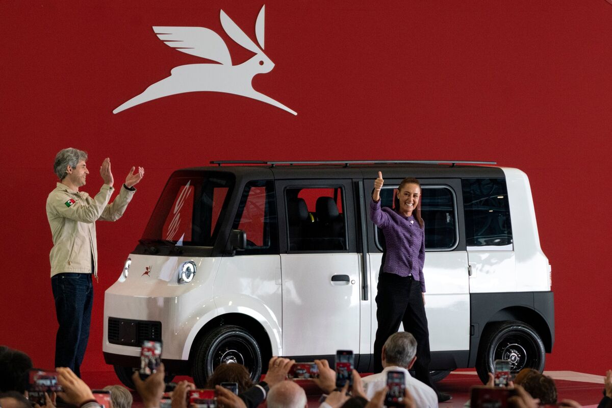 bloomberg.com - David Alire Garcia - Sheinbaum Unveils Affordable EV Prototype Backed by Government
