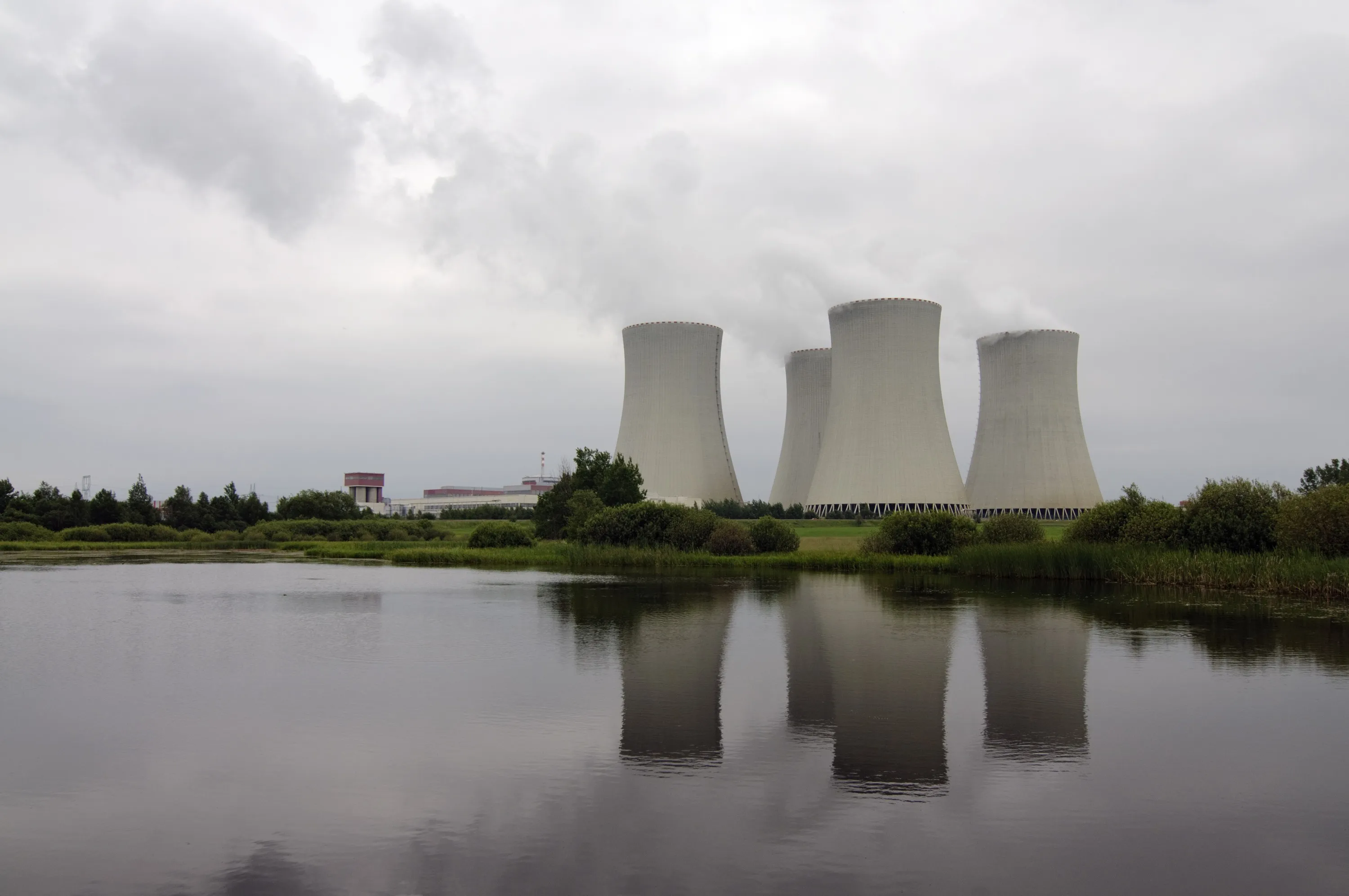 A CEZ power plant in Temelin, Czech Republic.