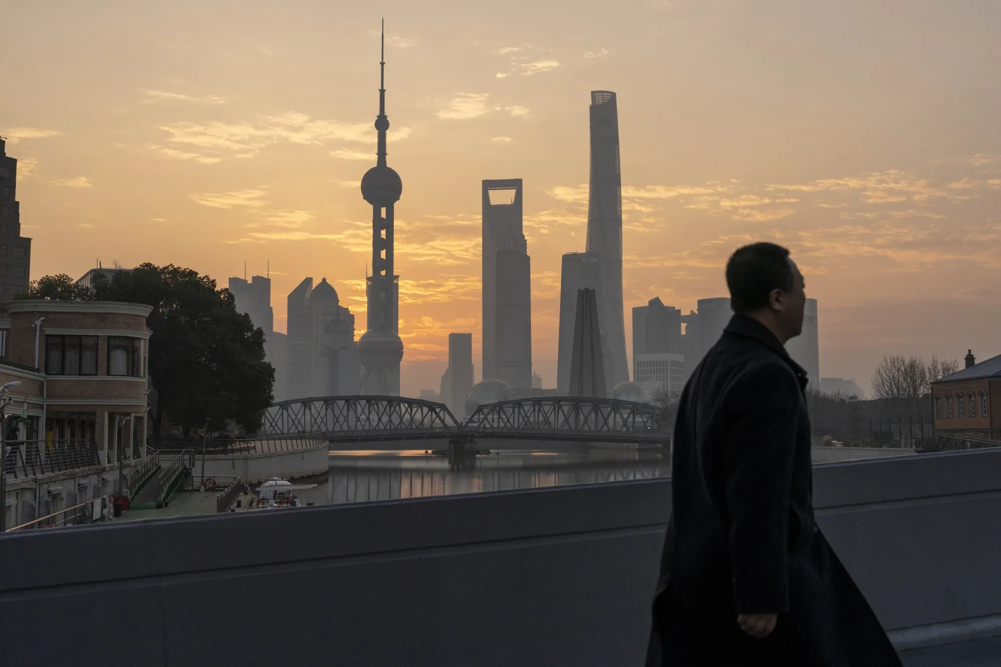 Buildings in Pudong's Lujiazui Financial District in Shanghai.