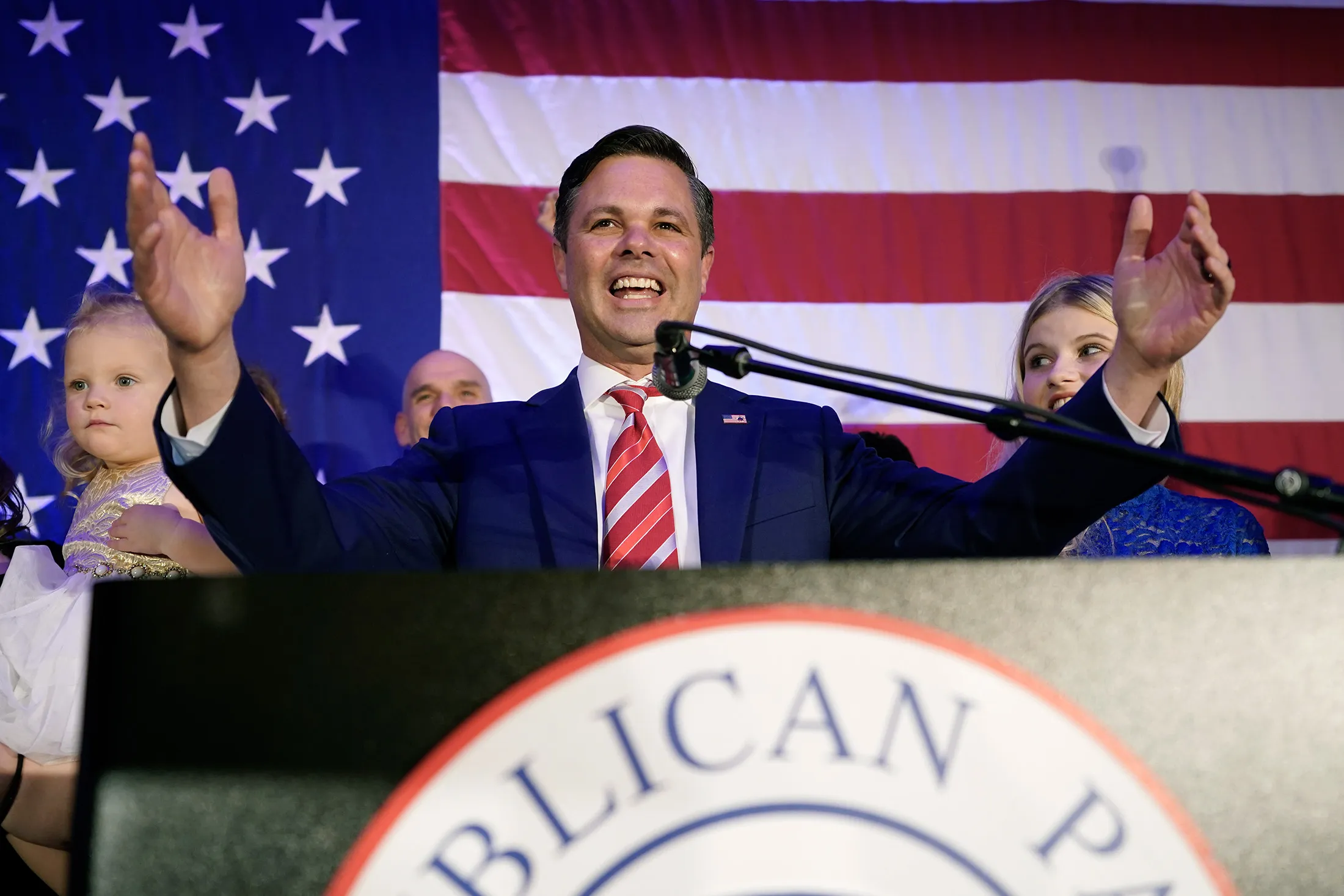 Republican state senator Zach Nunn on Nov. 8.&nbsp;