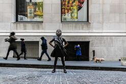 The &quot;Fearless Girl&quot; Statue Moves To NYSE