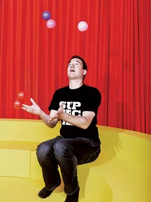 Paananen in the Supercell office in Helsinki