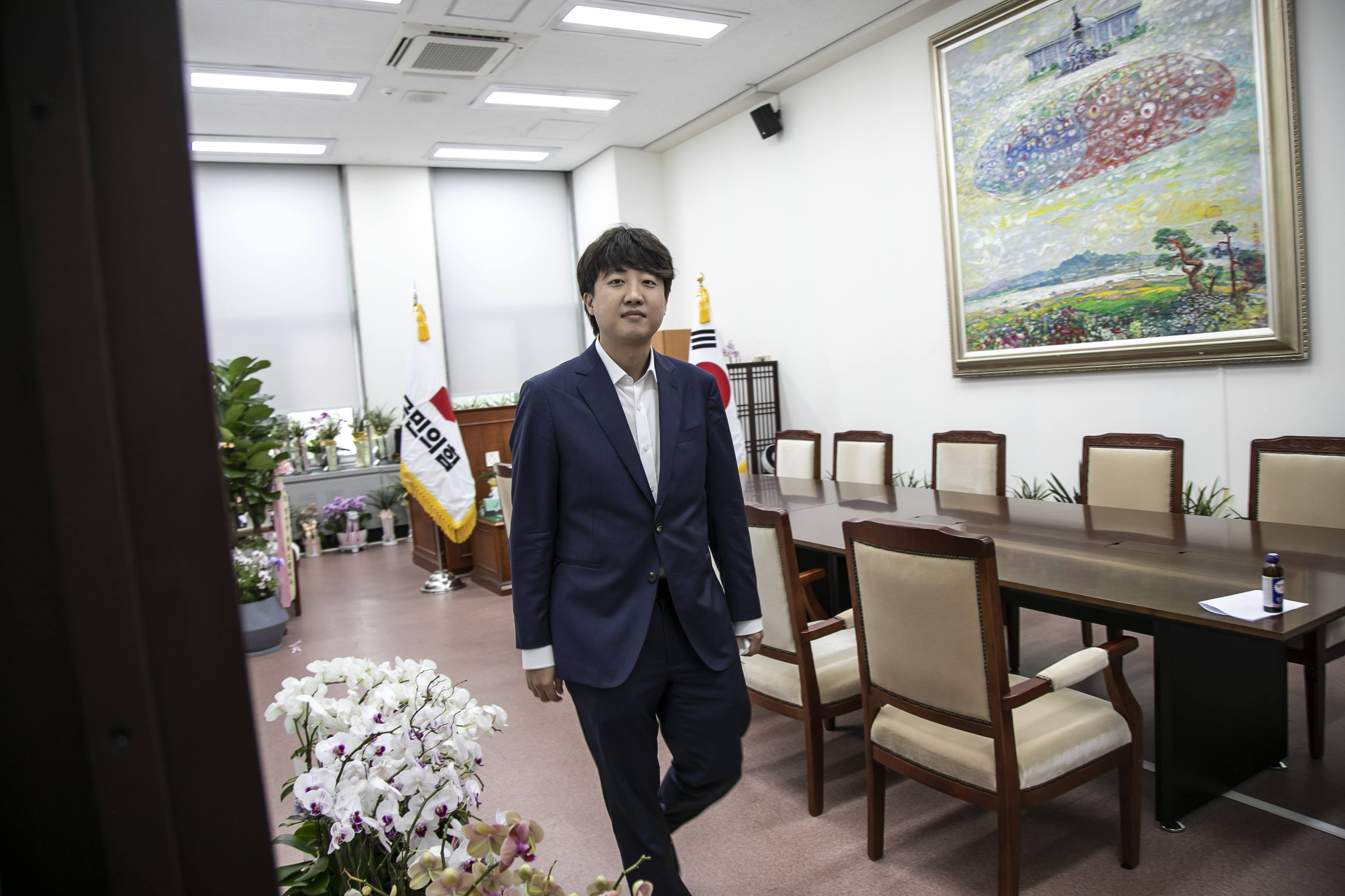 Entretien avec le chef du parti d'opposition sud-coréen PPP Lee Jun-seok