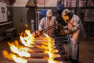 Gold Production At JSC Krastsvetmet Precious Metals Plant