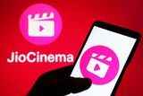 In this photo illustration, JioCinema logo is seen on a