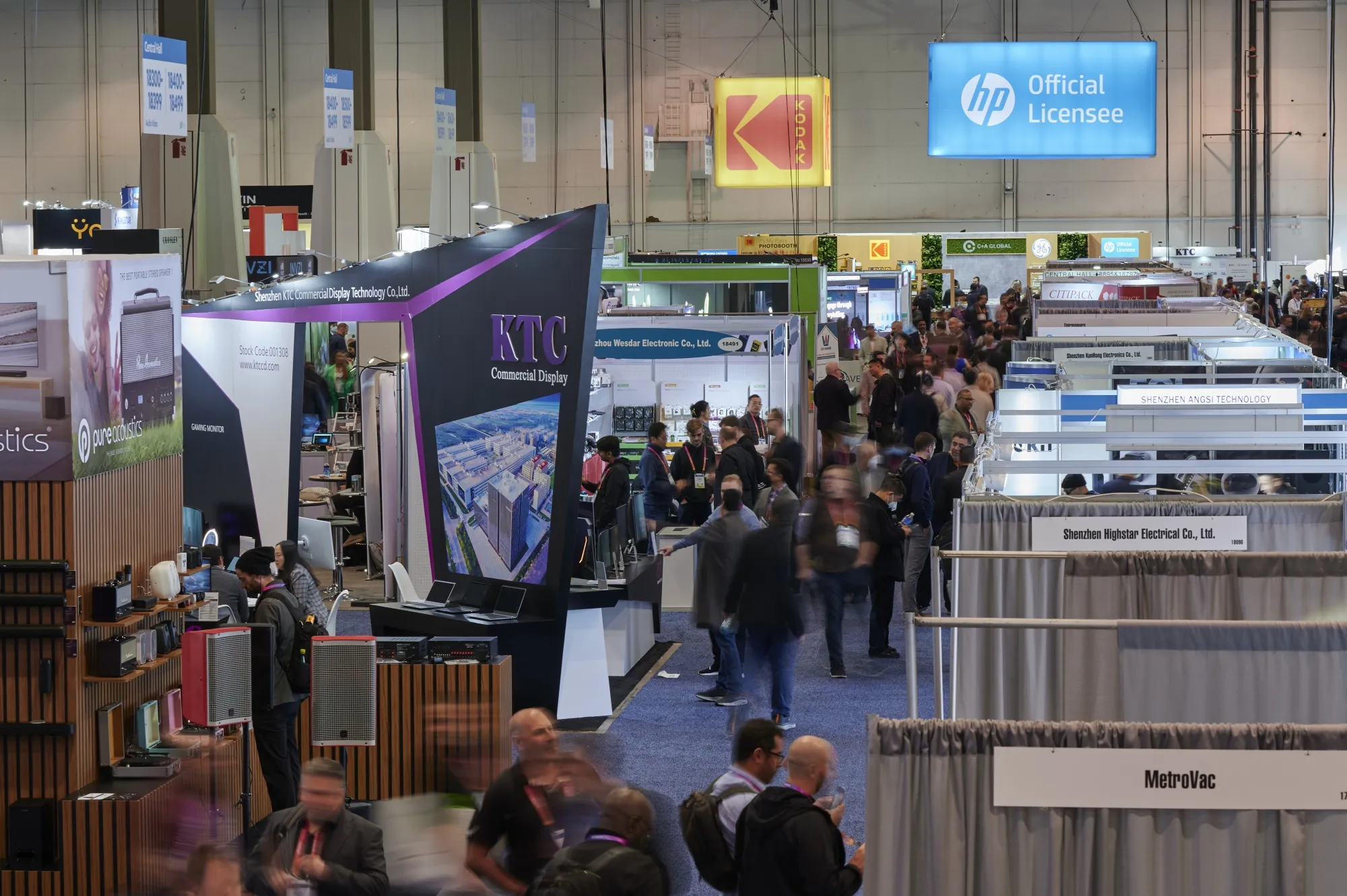 Attendees at the 2023 CES event in Las Vegas, Nevada, US, on Friday, Jan. 6, 2023. For the first time, CES has a theme: how technology is addressing the world's biggest challenges.