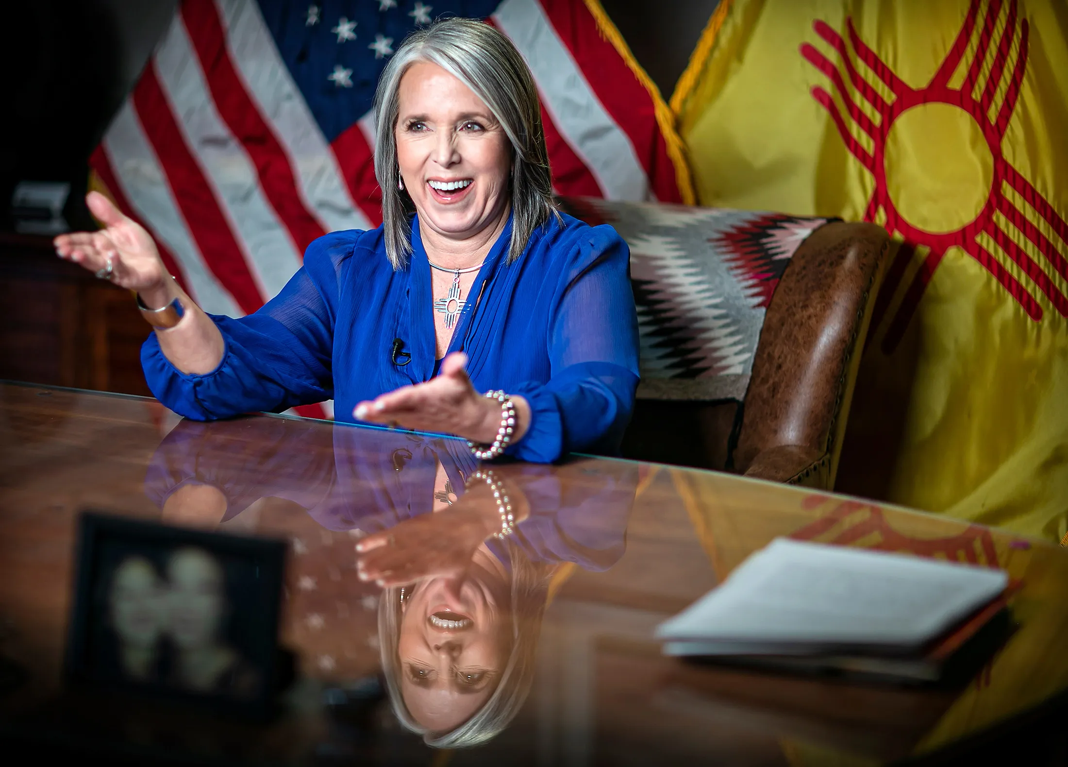 New Mexico Governor Michelle Lujan Grisham.