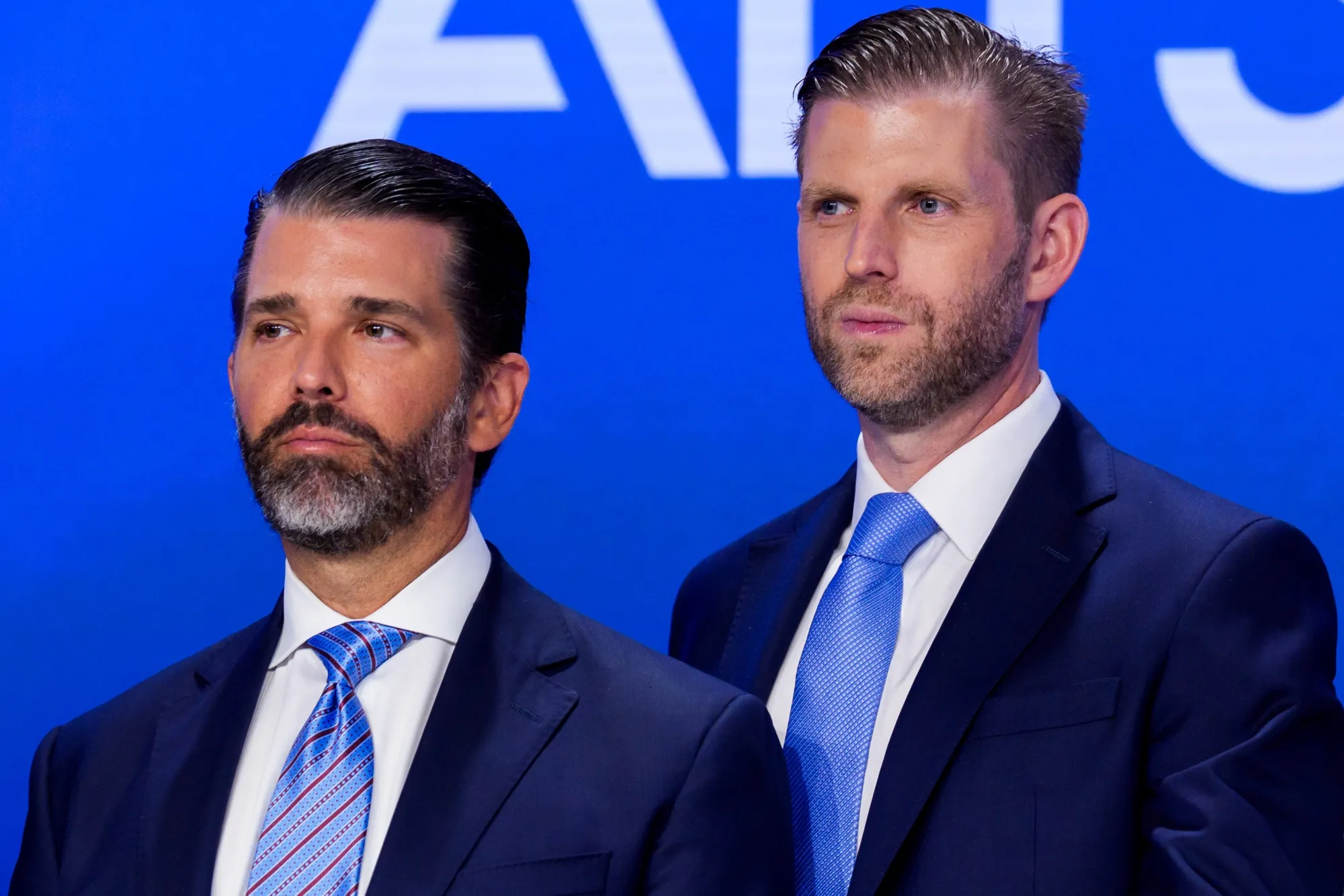 Donald Trump Jr., left, and Eric Trump