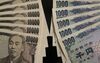 Japanese 10,000 yen, left, and 1,000 yen banknotes are arranged for a photograph in Tokyo, Japan, on Monday, June 20, 2016. Japanese shares fell, with the Topix index dropping for the first time in three days, as the yen rose ahead of the U.K. decision on European Union membership and investors awaited testimony from Federal Reserve Chair Janet Yellen.