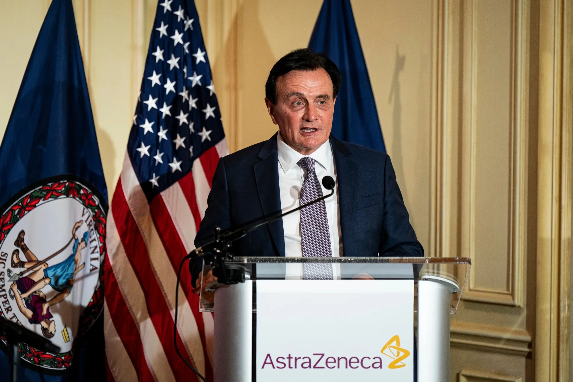 AstraZeneca Plc CEO Pascal Soriot&nbsp;in Washington on&nbsp;July 21.