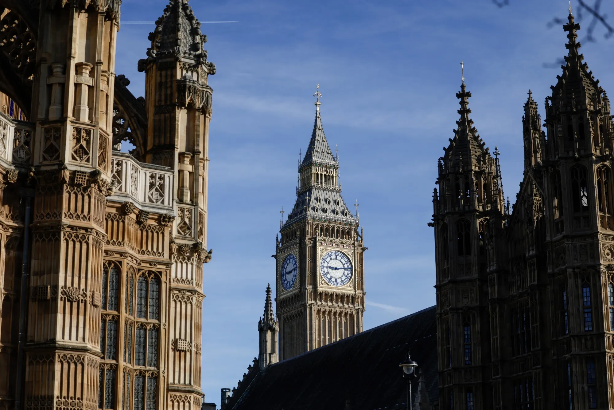The Houses of Parliament in London.