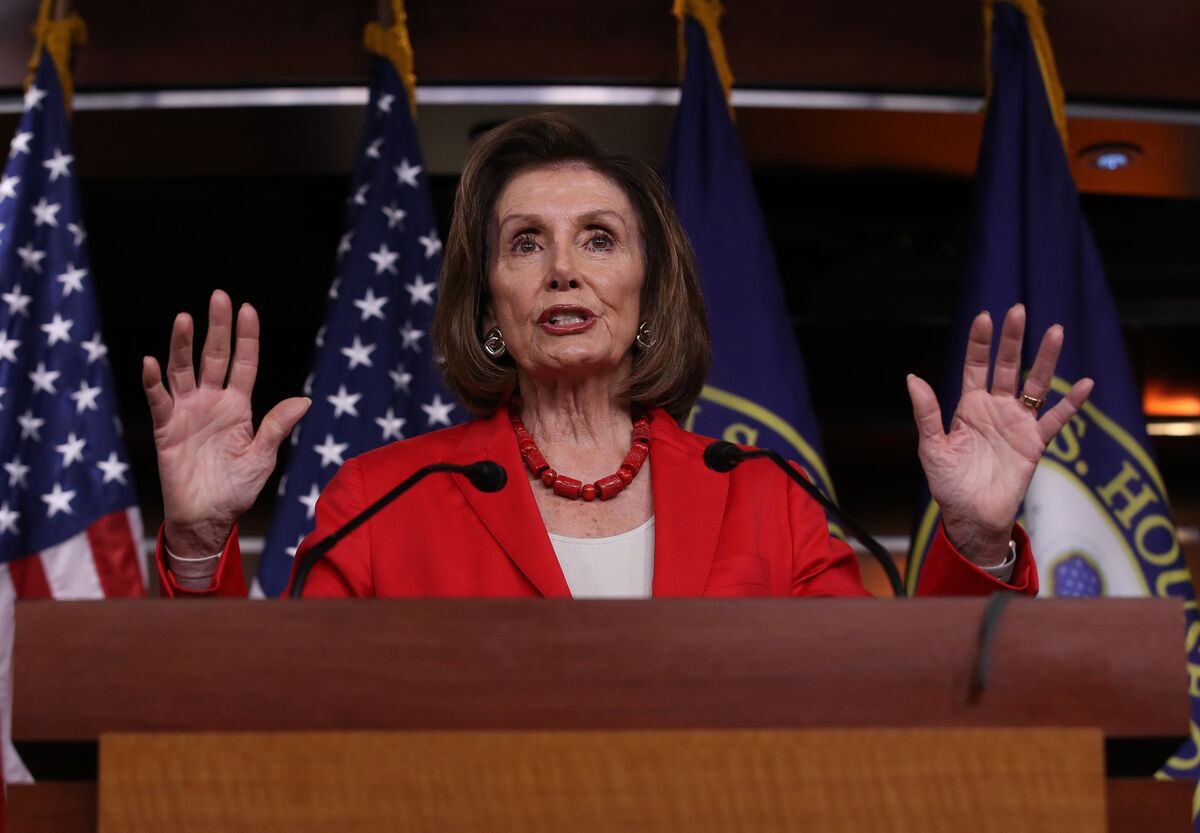 Pelosi's Aura of Democratic Unity Burst by Border Bill Drama - Bloomberg