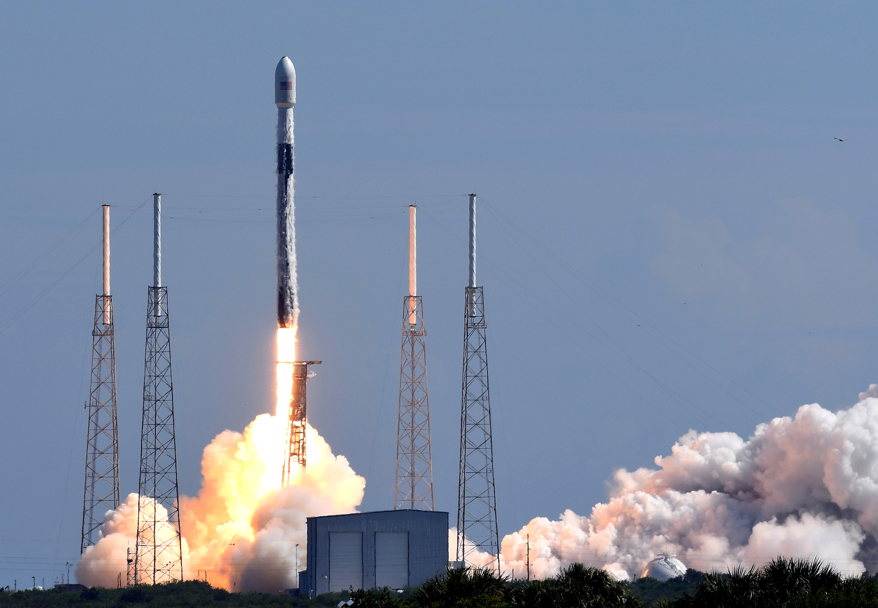 A SpaceX Falcon 9 rocket carrying 58 satellites for SpaceX's Starlink broadband internet network will be launched on August 18.