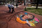 A new chalk mural of U.S. Supreme Court nominee Ketanji Brown Jackson in the Eastern Market area of Capitol Hill in Washington, D.C. Rediscover what’s popped up in your city during the pandemic.&nbsp;