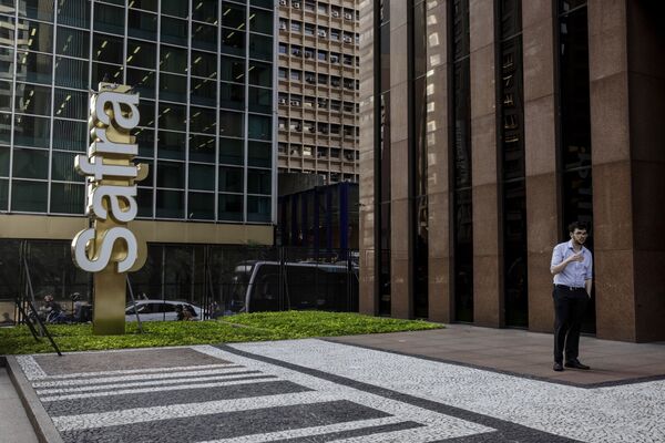 Brazil's Financial Heart In Sao Paulo Amid Central Bank Rate Decision