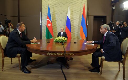 Russia, Armenia and Azerbaijan talks