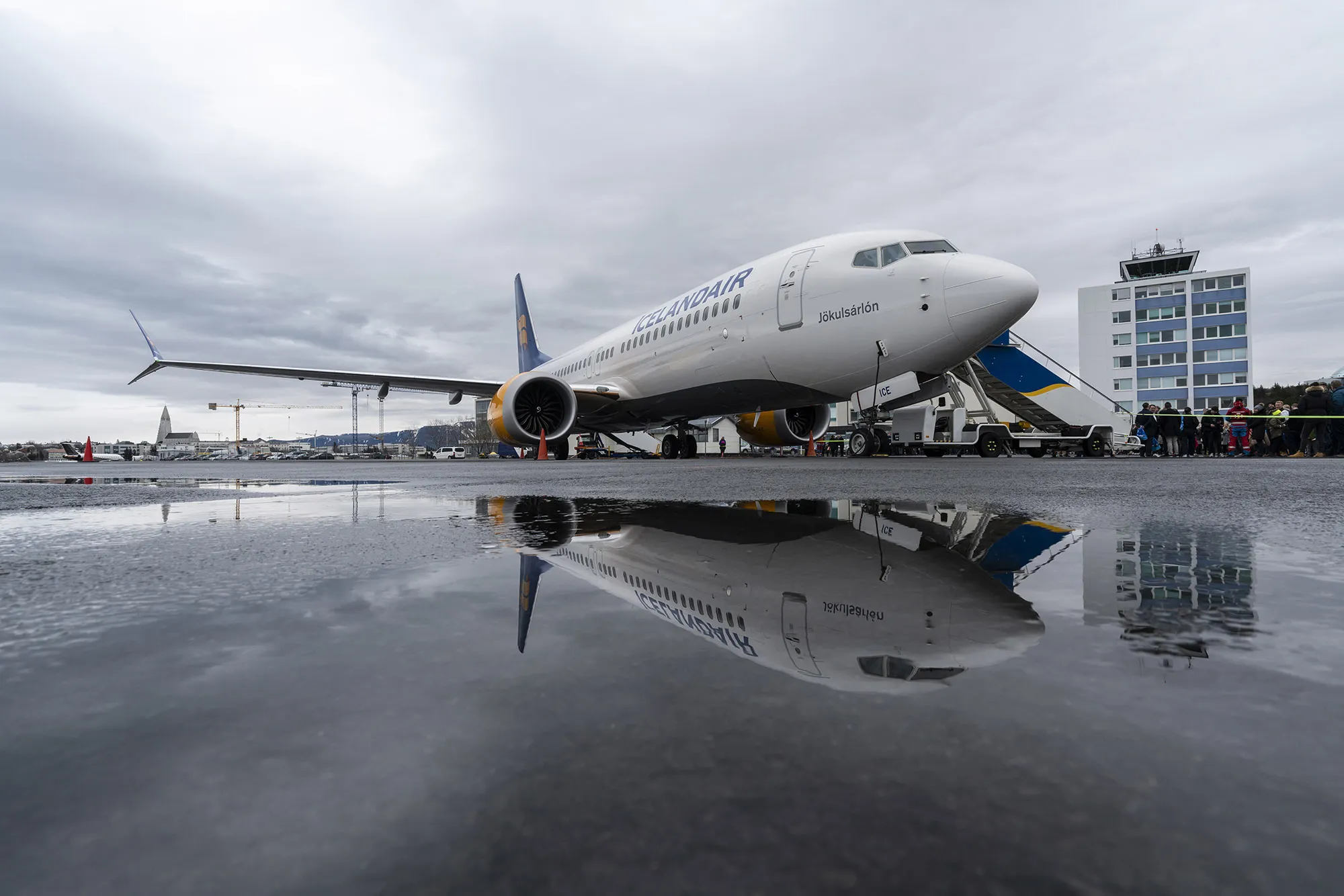 Celebratory Flight 'Iceland By Air' Marks The Arrival Of Icelandair's New Boeing 737 MAX 8 Plane