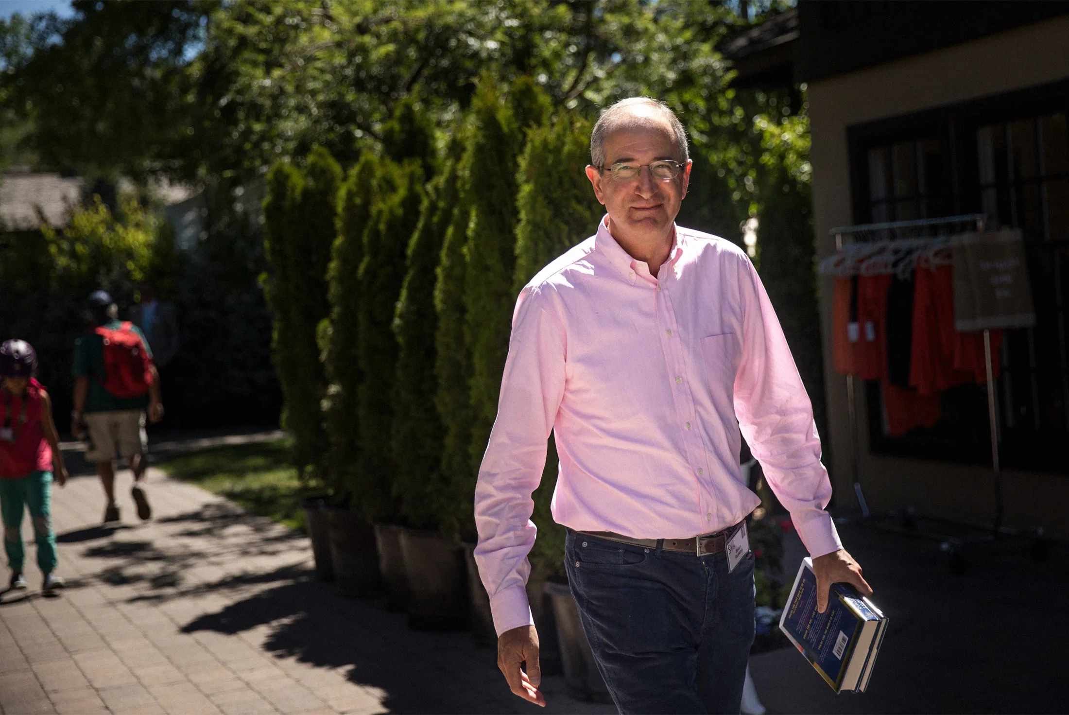 Brian Roberts, chief executive officer of Comcast, attends the annual Allen &amp; Company Sun Valley Conference on July 12, 2018, in Sun Valley, Idaho.