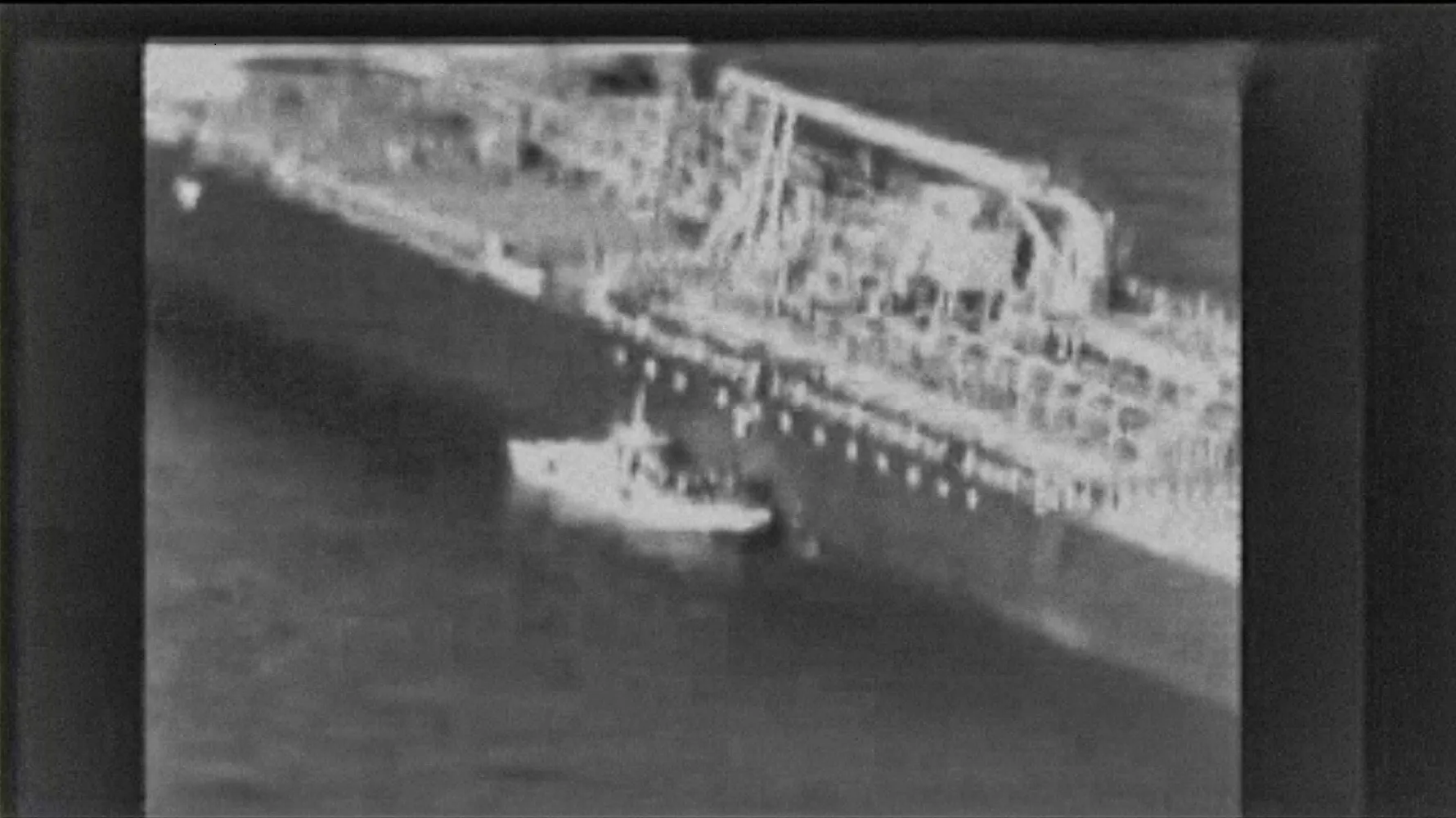 A grab from video released by the US Central Command.