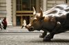 The Wall Street bull.