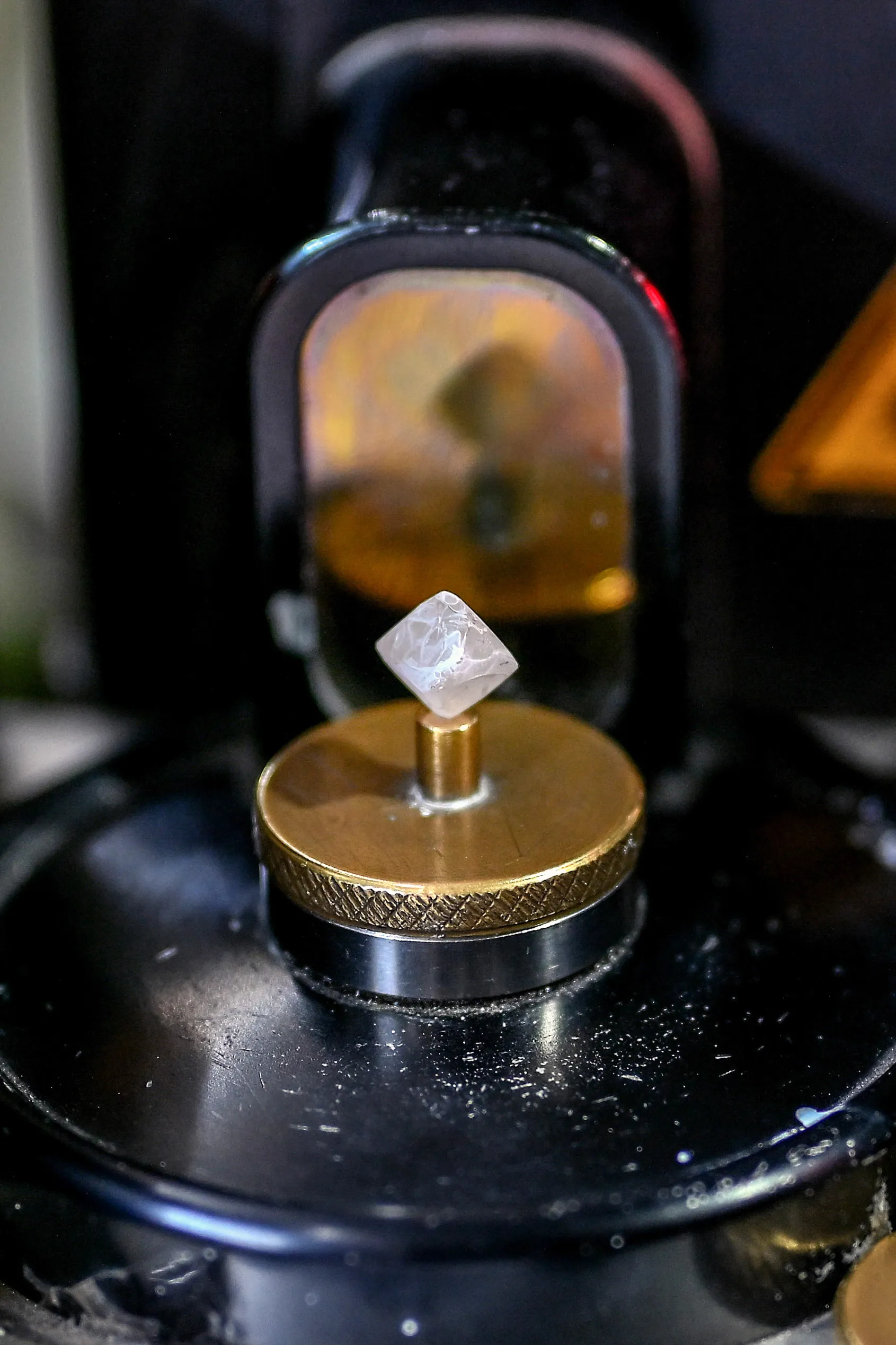 A diamond facility in Surat, India, the world's premier diamond polishing hub.