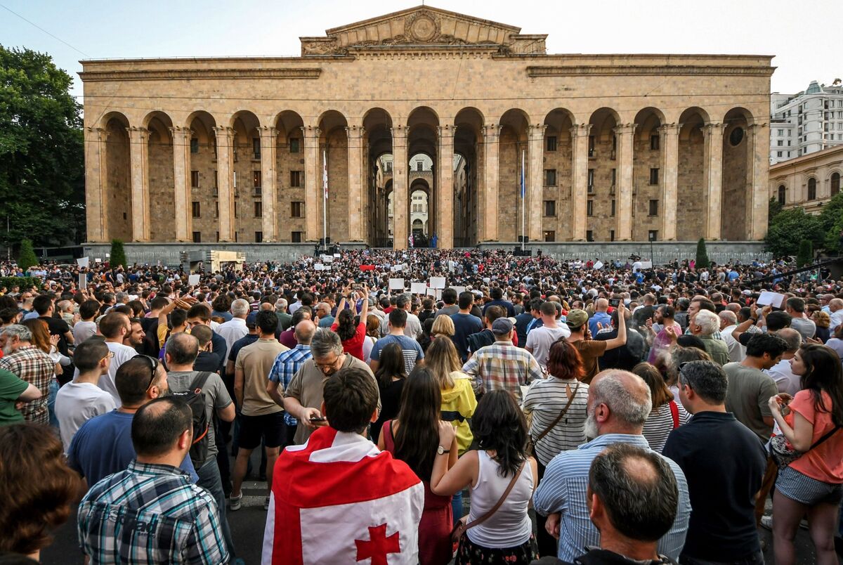 Georgia Protests: The Political Crisis That Started With A Chair ...