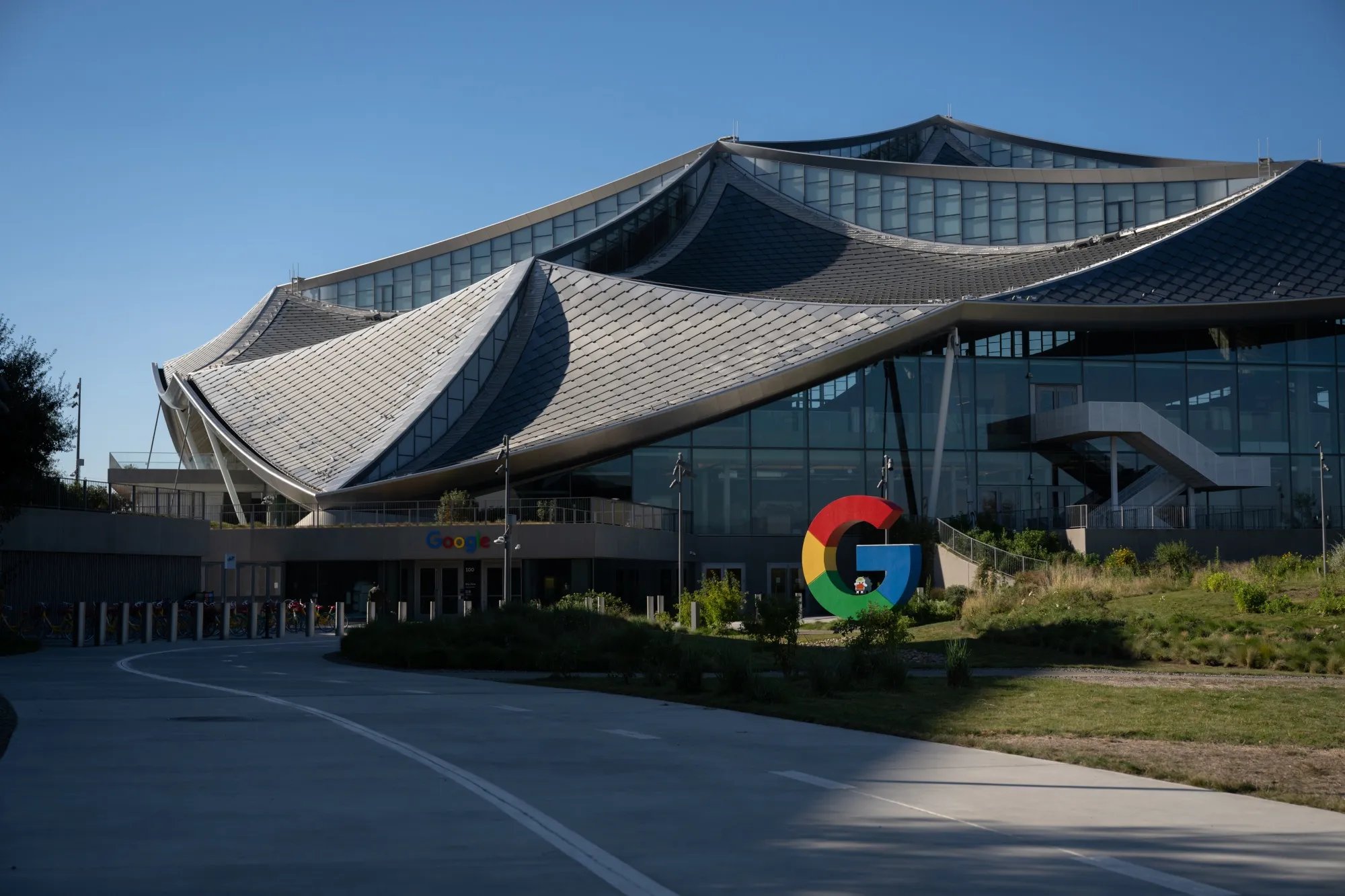 The Google Bay View campus in Mountain View, California.