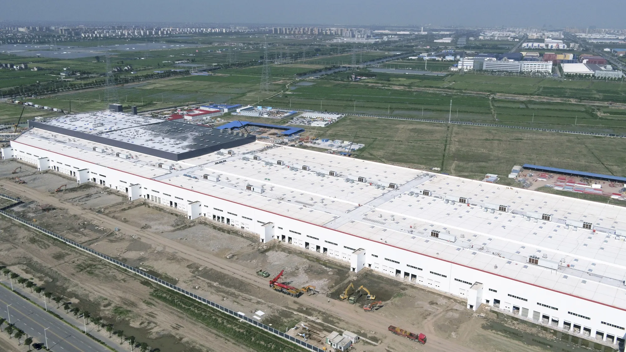 The Tesla&nbsp;Shanghai gigafactory