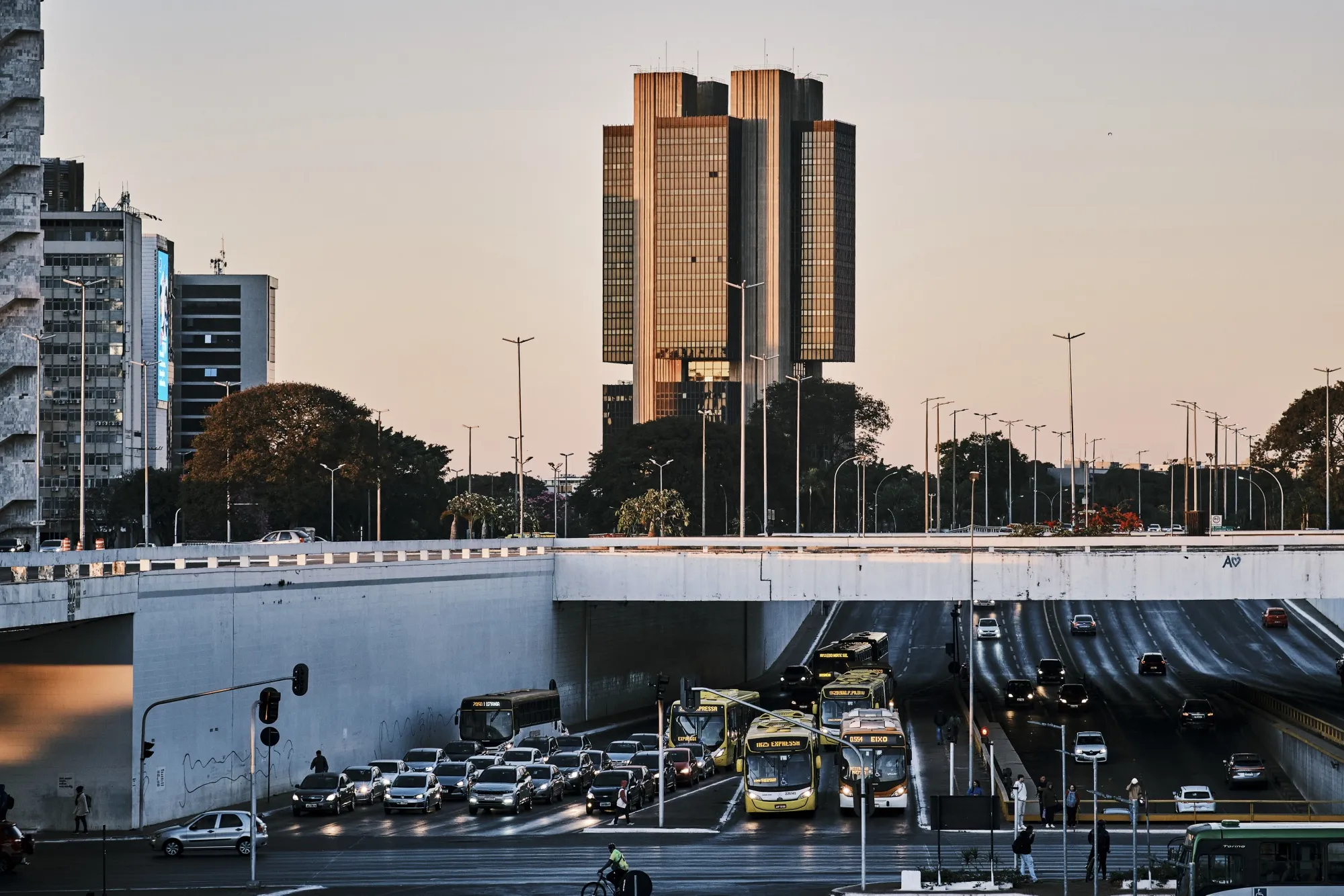 The Central Bank of Brazil headquarters in Brasilia.