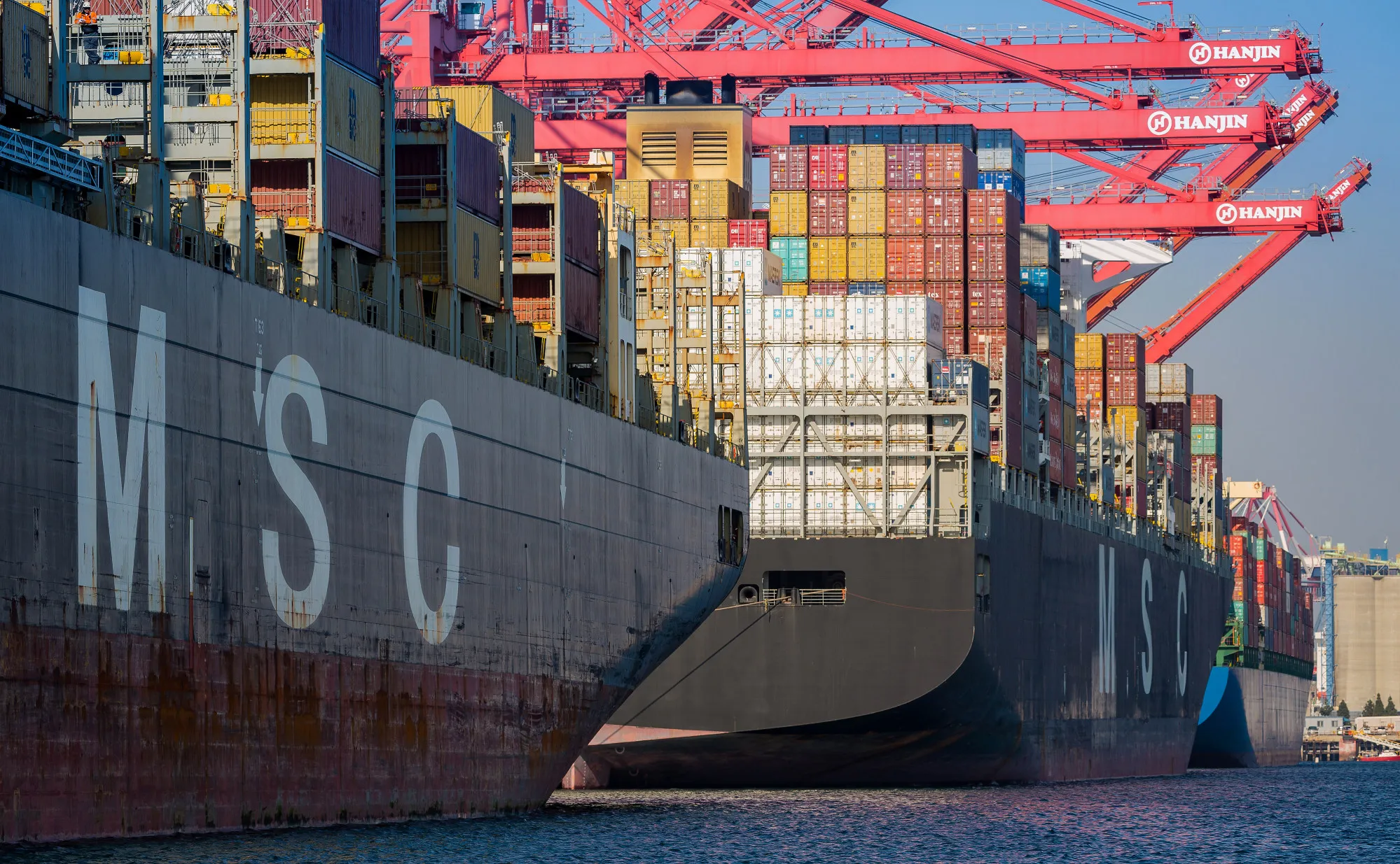 The Port Of Long Beach As U.S. Trade Gap Widens For Sixth Month Ahead Of Trump Tariffs