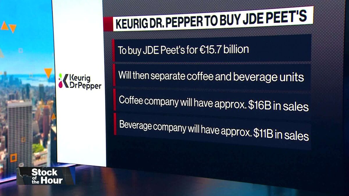 Keurig Dr. Pepper to Buy JDE Peet's for $18.4 Billion